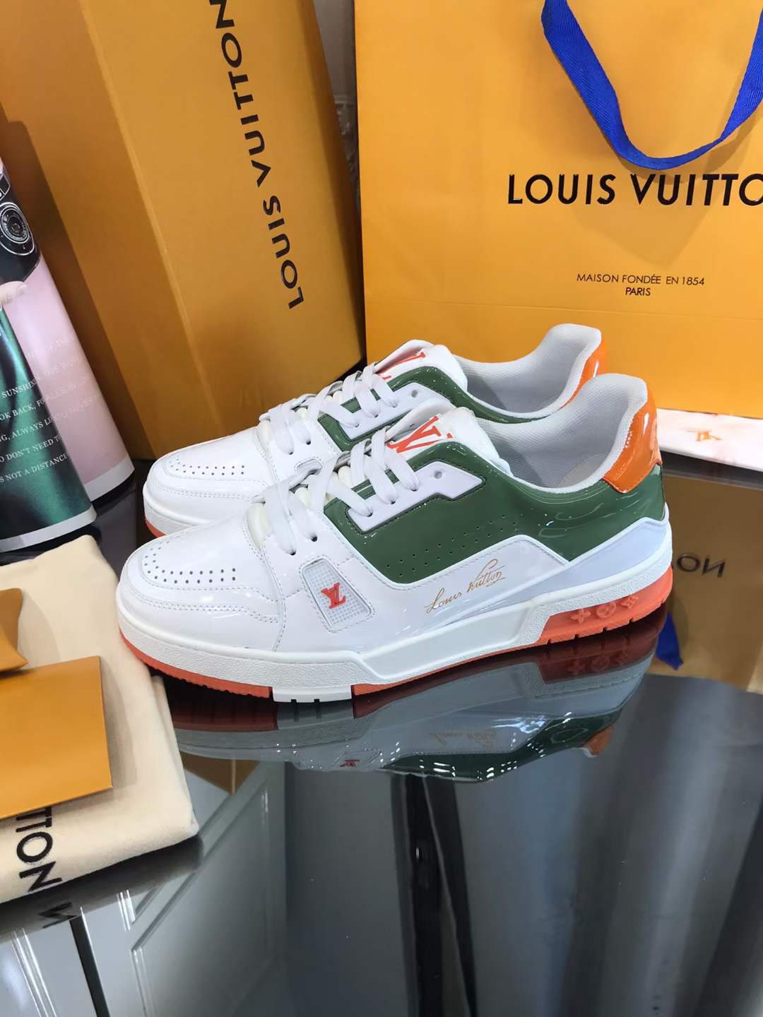 Men Women L*ouis V*uitton Top Sneakers