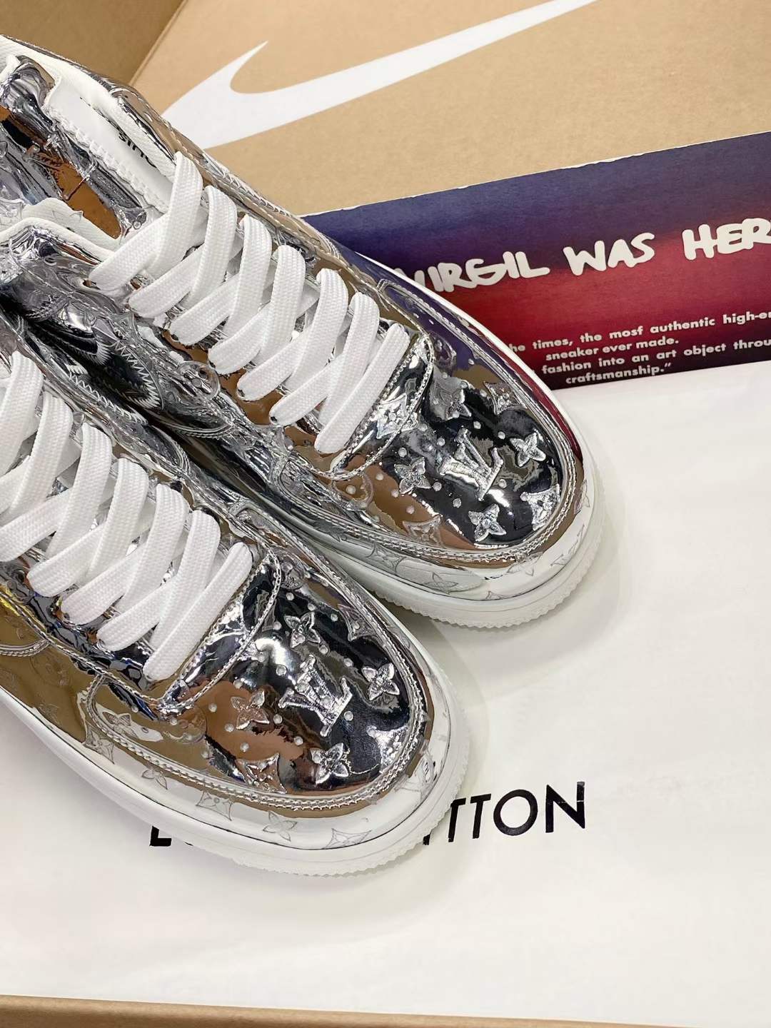 from Men Women L*ouis V*uitton x NIKE Air force1 22ss Sneakers Maikesneakers