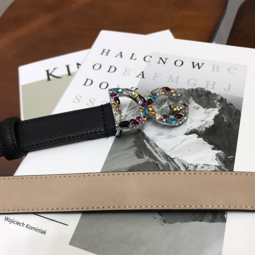 D&G Women Belts 25MM Maikesneakers