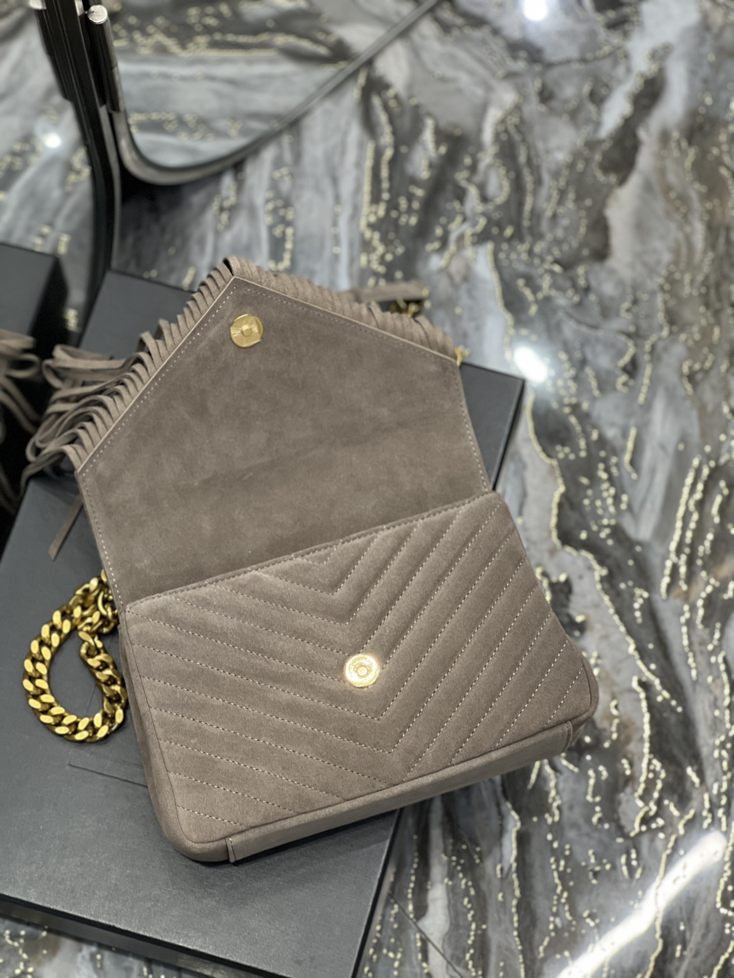 Y*SL Bag Top Quality 24*17*6CM