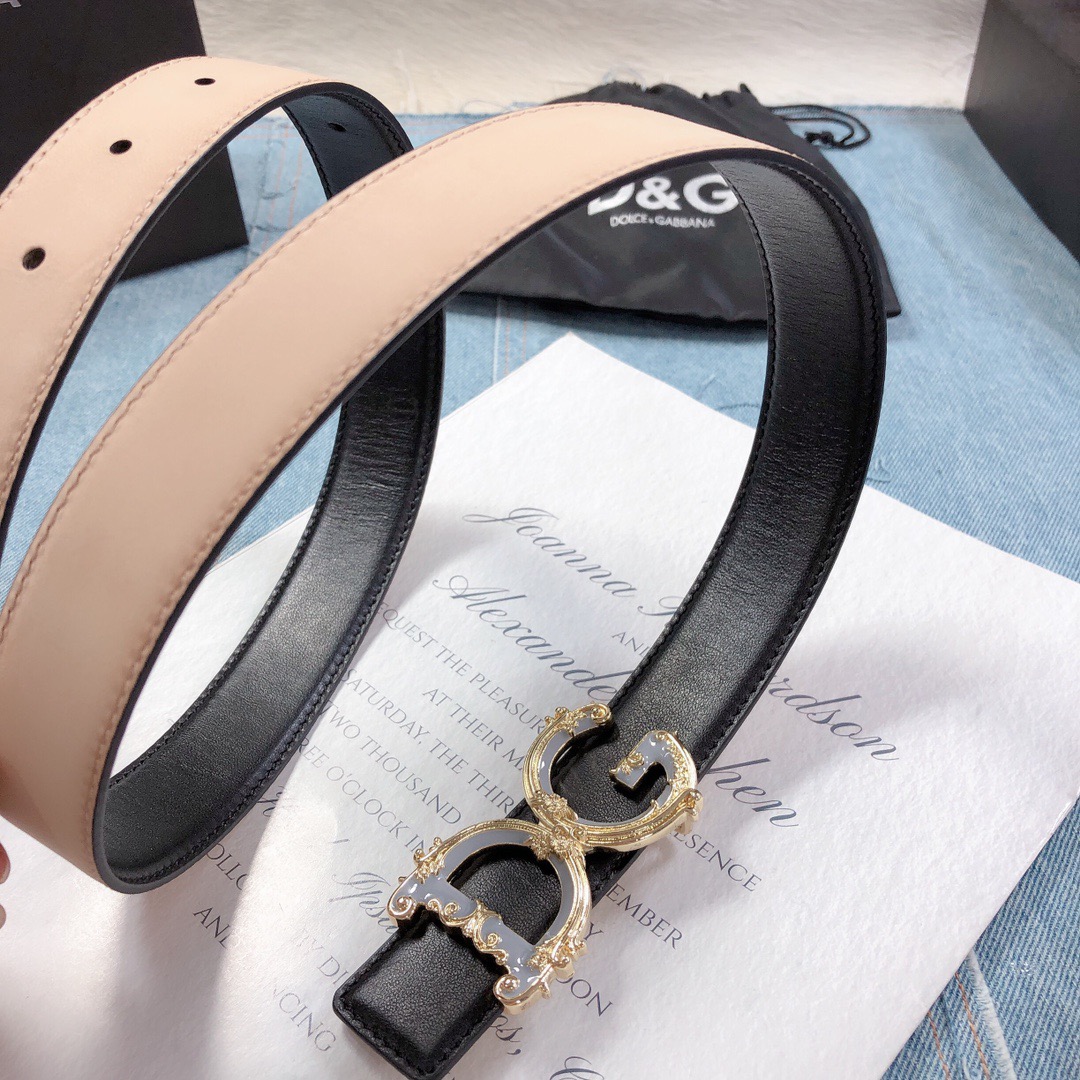 D&G Belts 30MM Maikesneakers