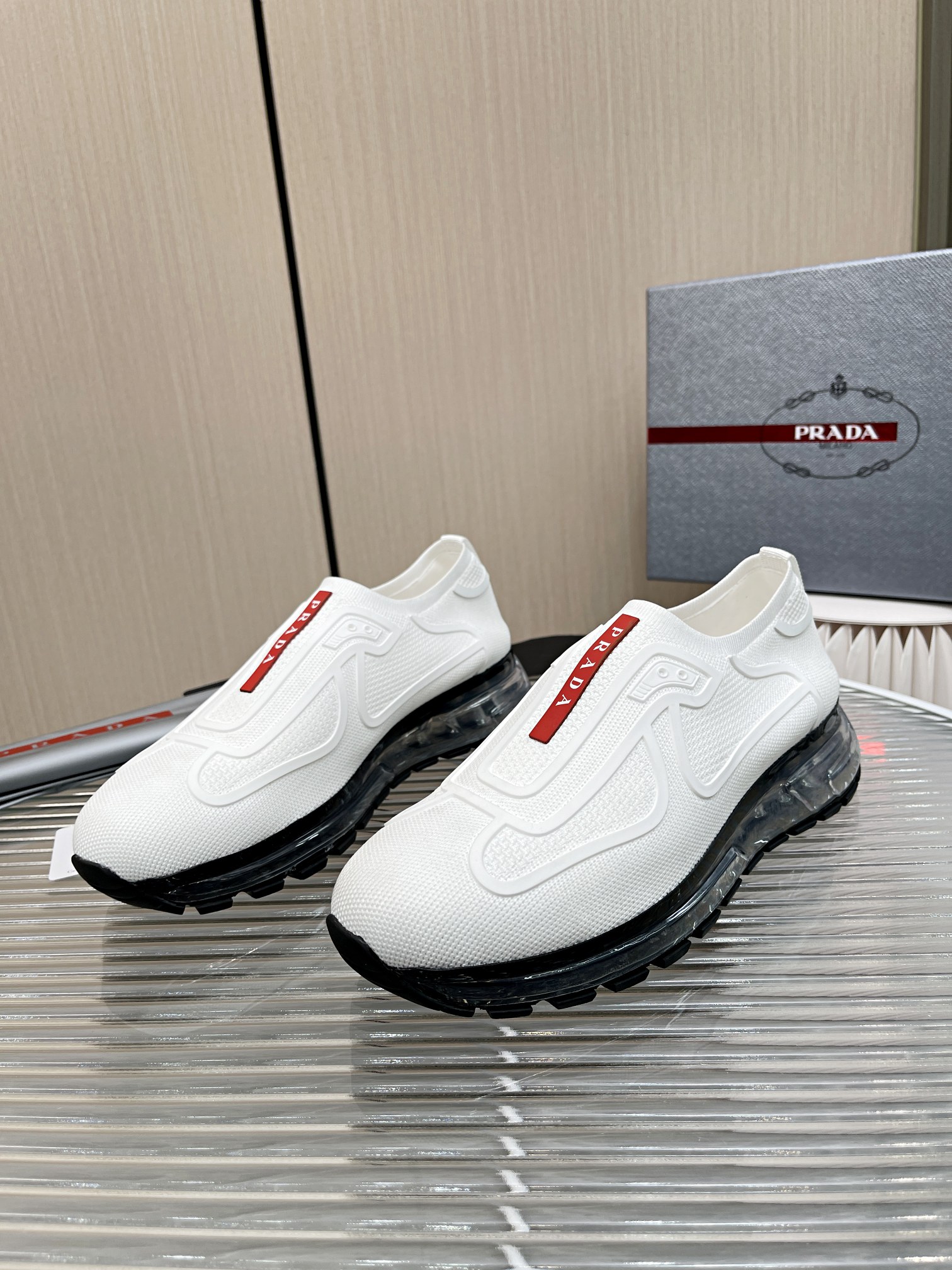 Men P*rada Top Sneaker （ ）