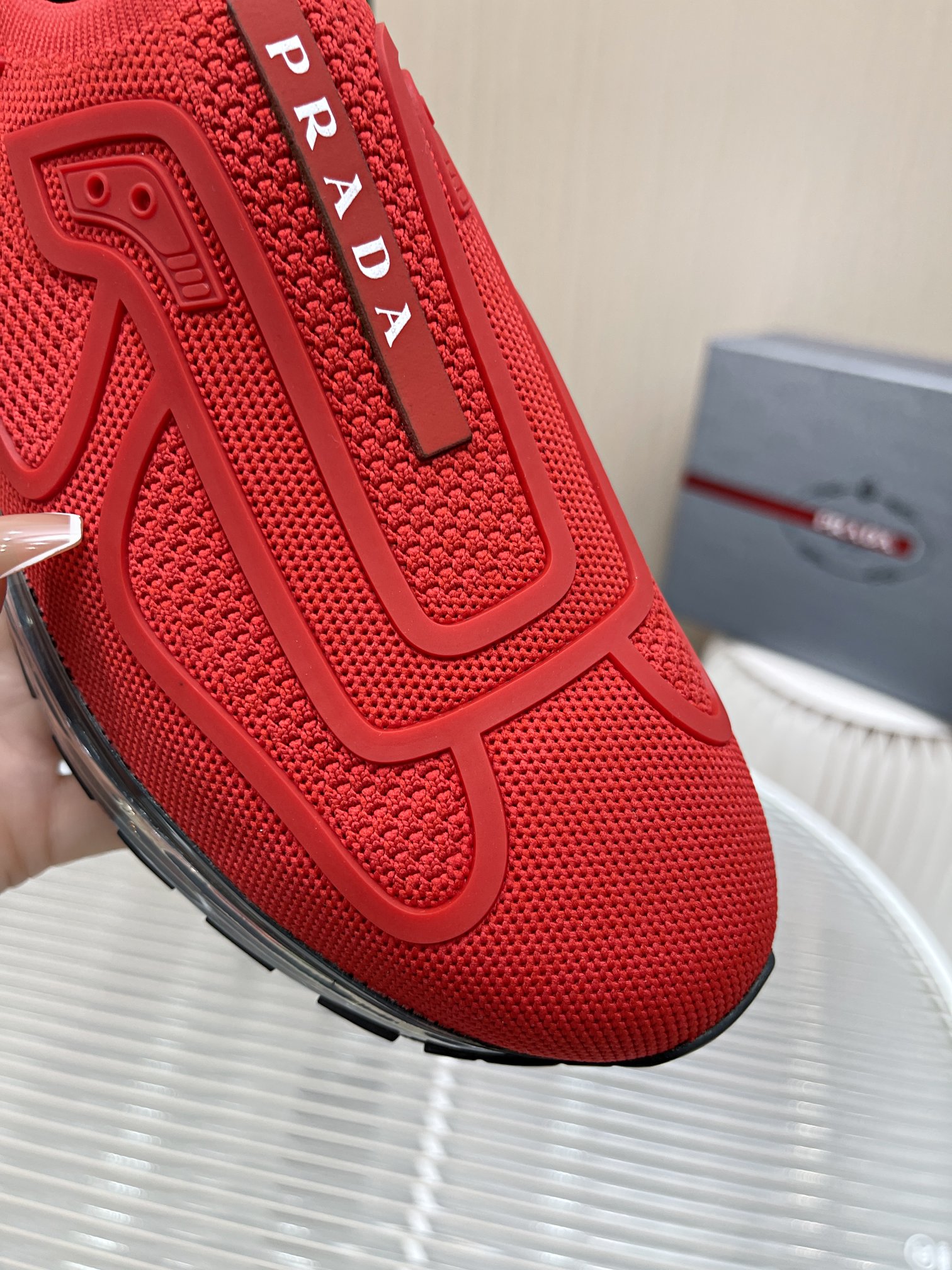 Men P*rada Top Sneaker （ ）