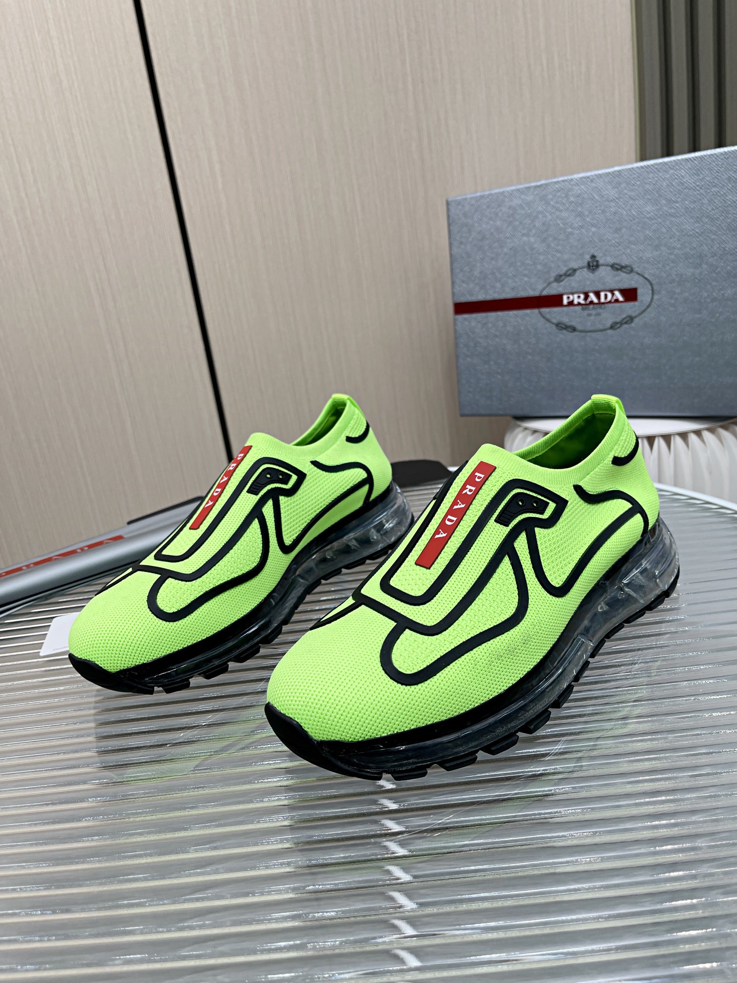 Men P*rada Top Sneaker （ ）