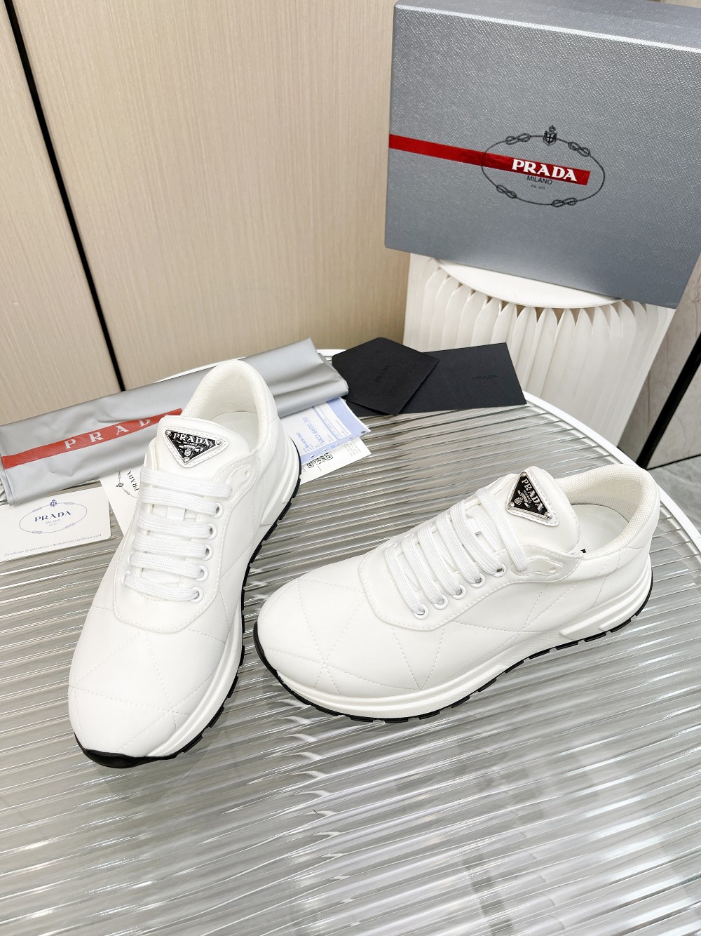 Men P*rada Top Sneaker （ ）