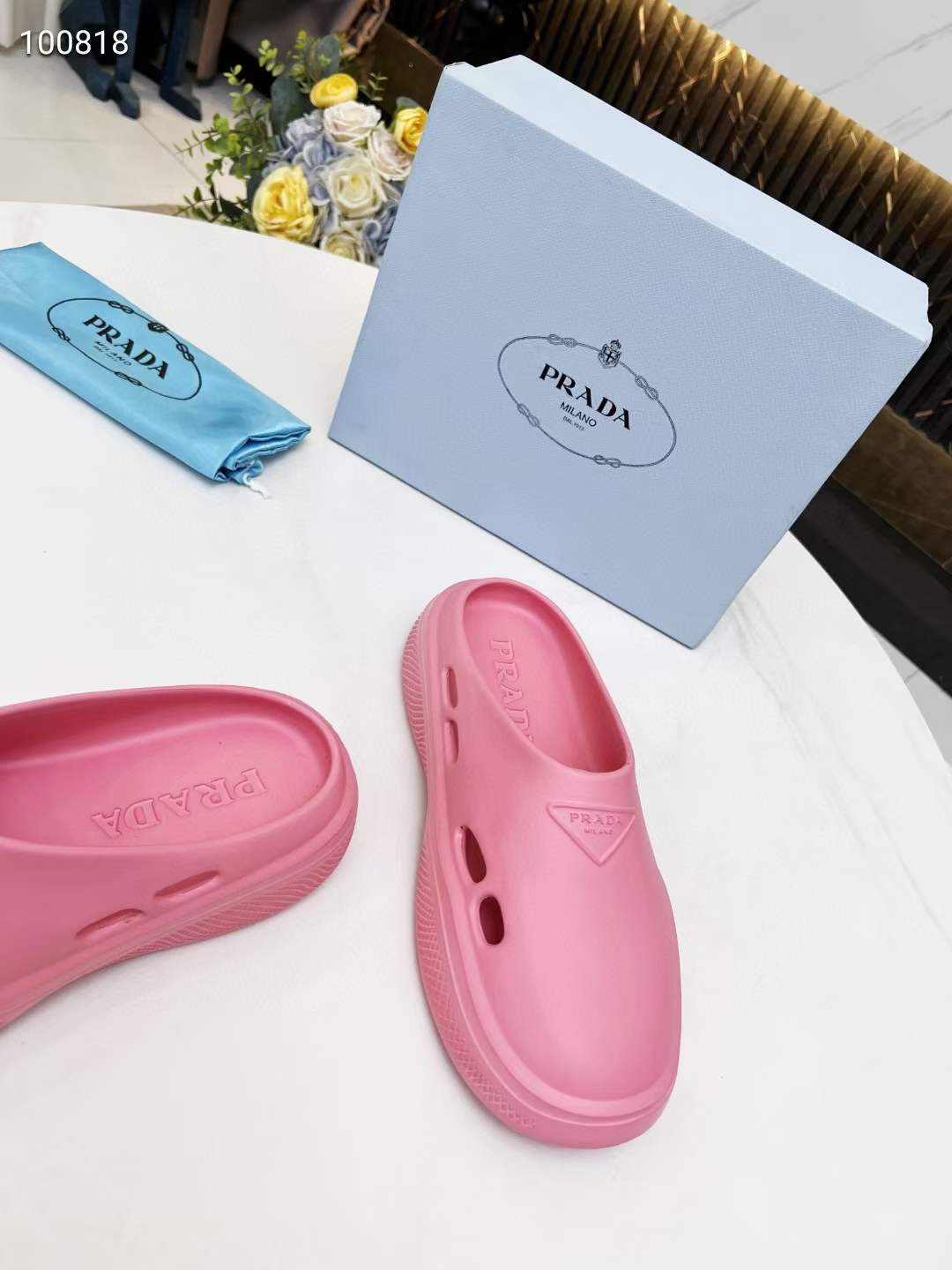 Men Women P*rada Top Slippers （ ）