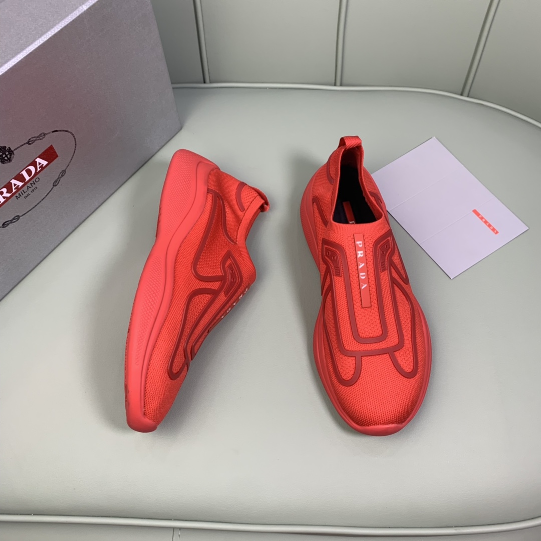 Men P*rada Top Sneaker （ ）