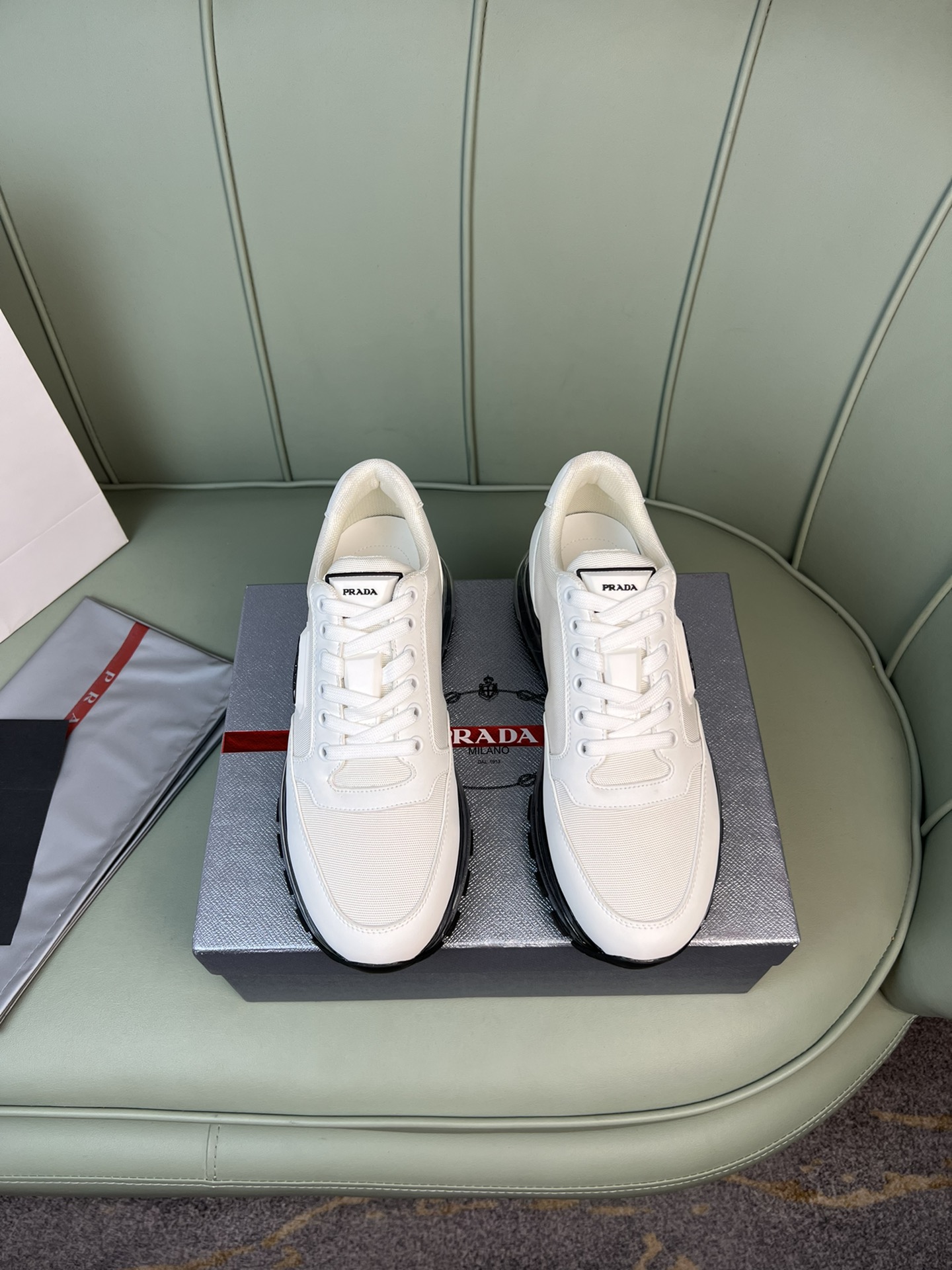 Men P*rada Top Sneaker （ ）