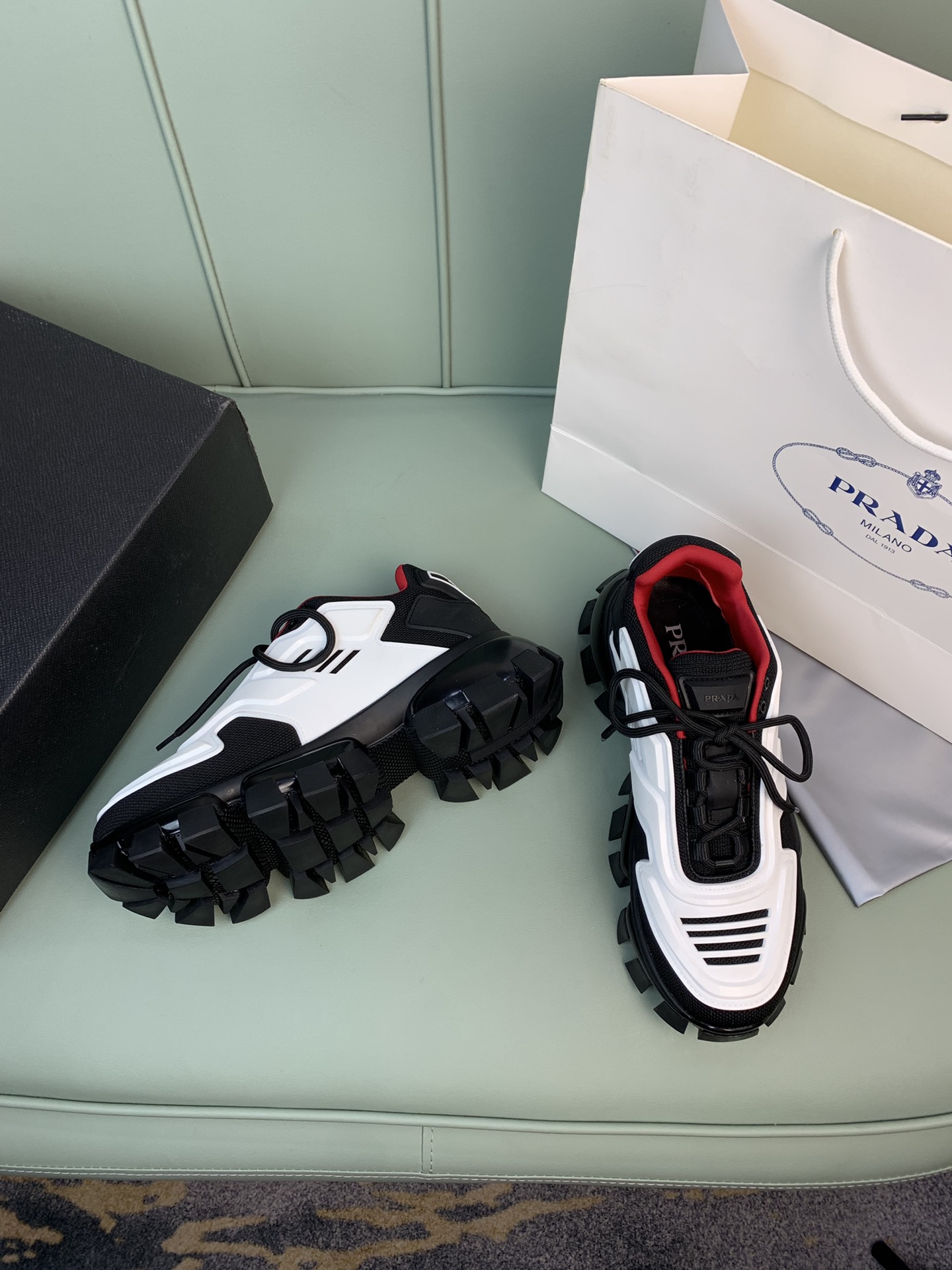 Men P*rada Top Sneaker （ ）