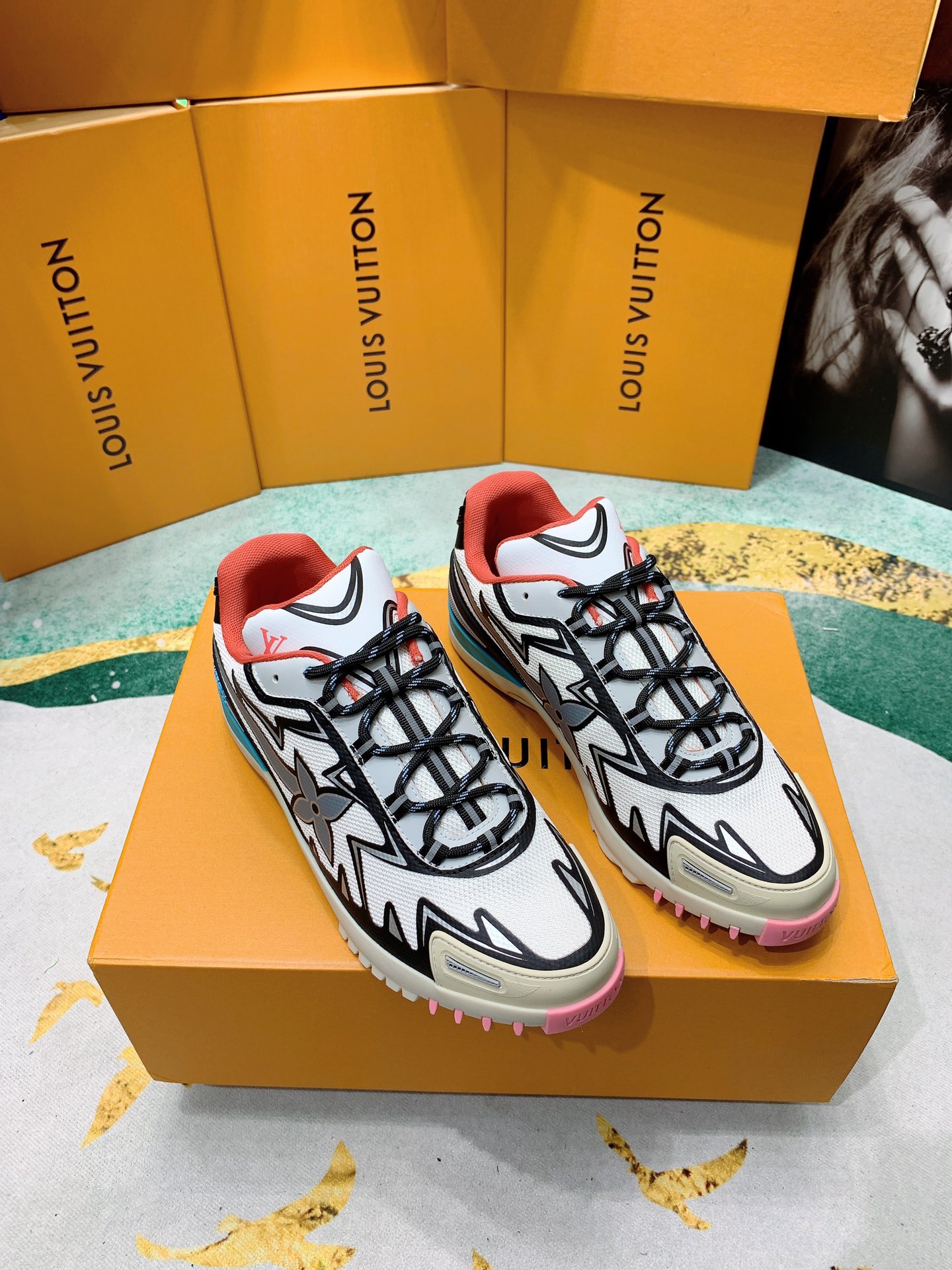 Men Women L*ouis V*uitton Top Sneaker Maikesneakers