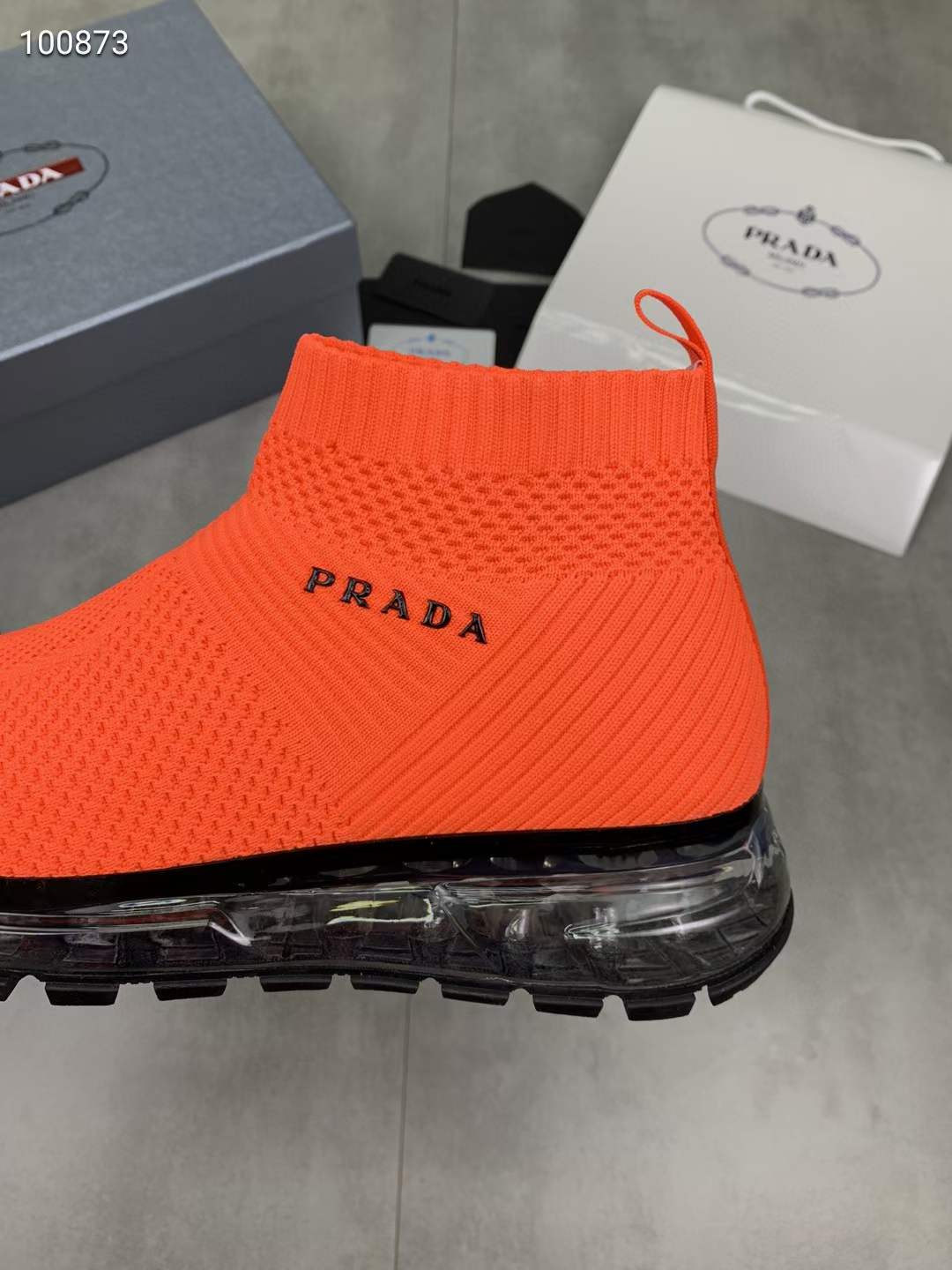 Men P*rada Top Sneakers