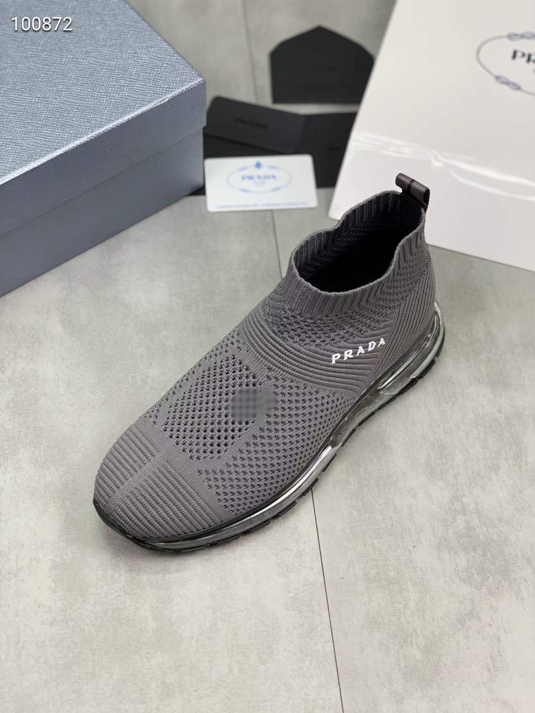 Men P*rada Top Sneakers