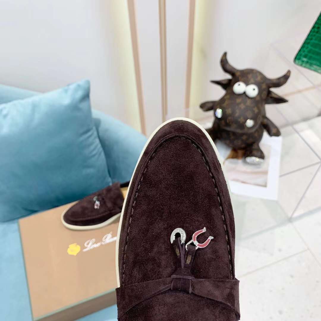 Men Women L*oro P*iana Top Loafer （）