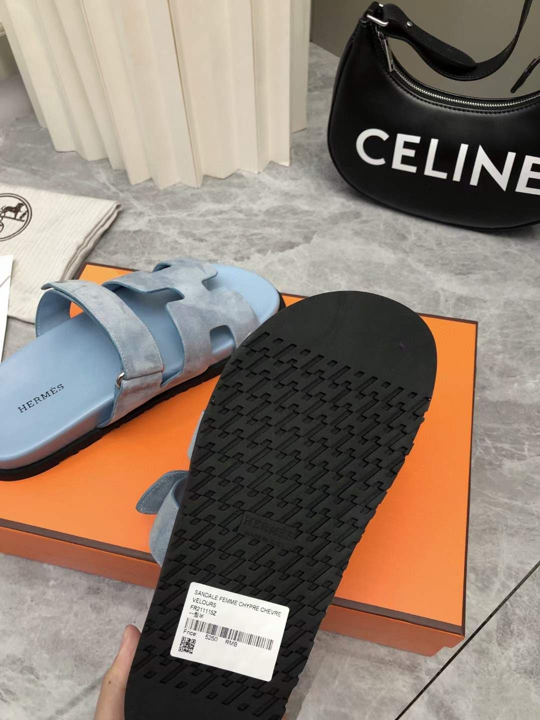 Men Women H*ermes Top Sandals