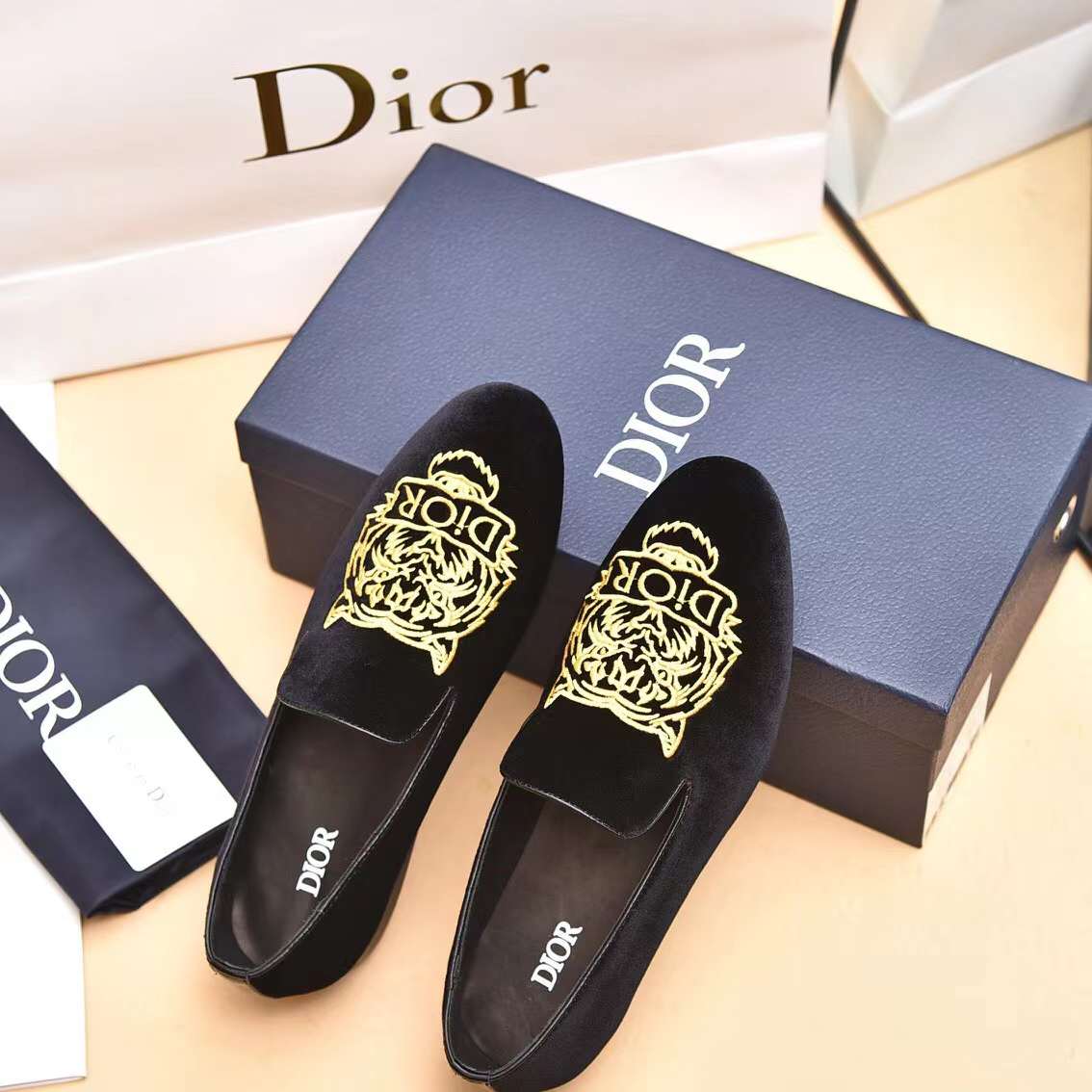 Men D*ior Top Sneaker（）