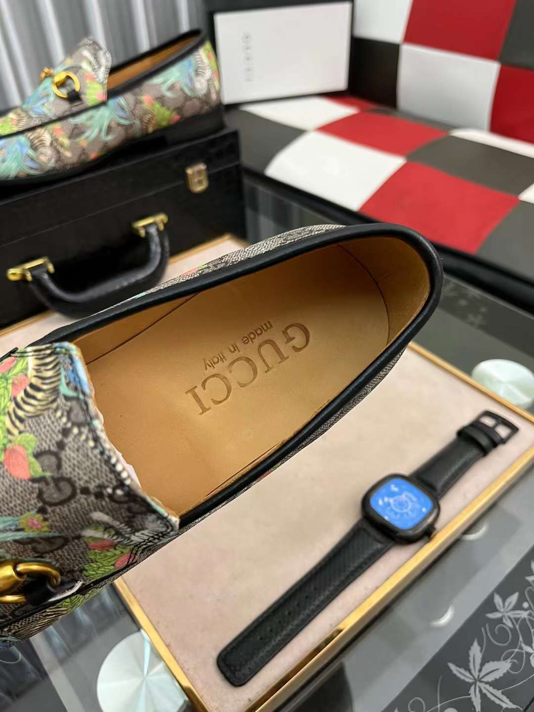 Men G*ucci Top Sneaker