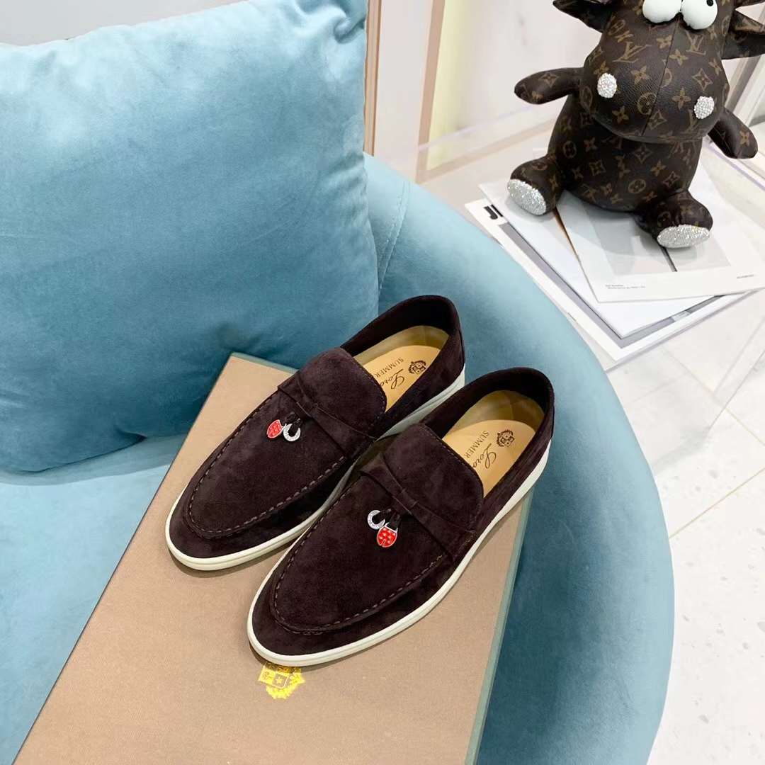 Men Women L*oro P*iana Top Loafer （）