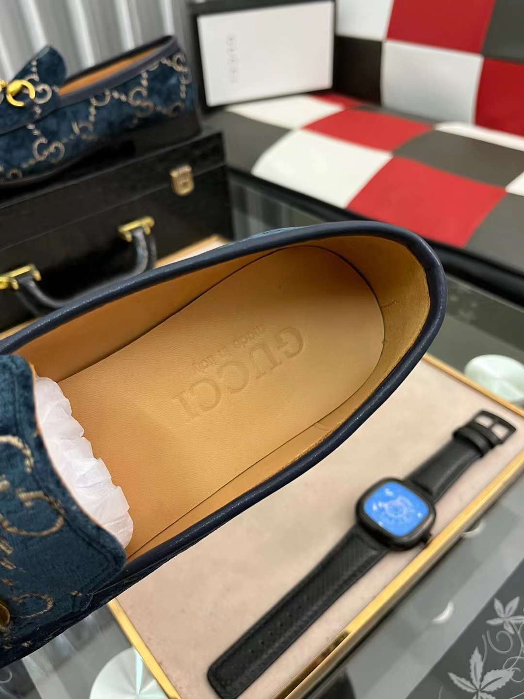 Men G*ucci Top Sneaker