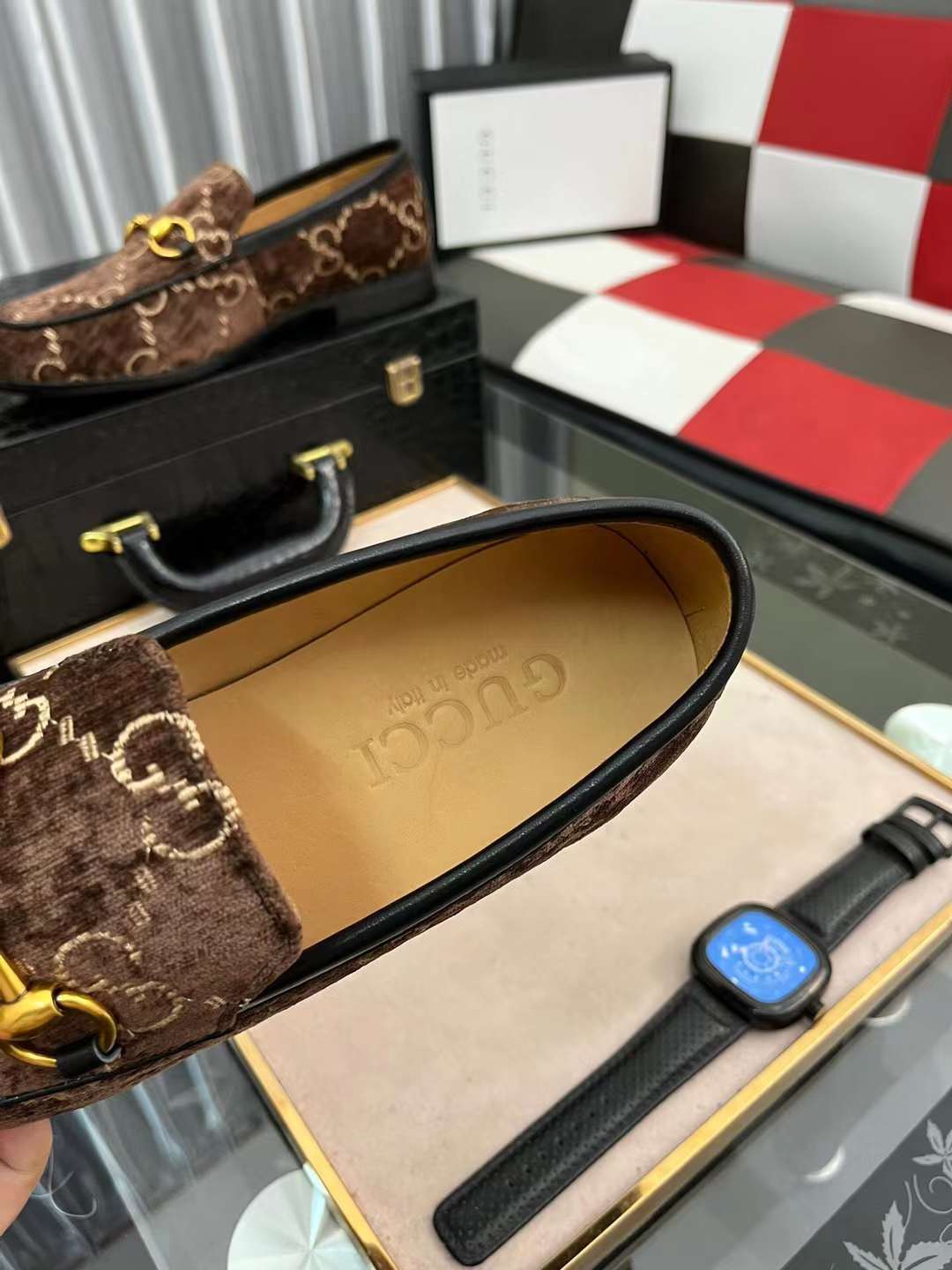 Men G*ucci Top Sneaker