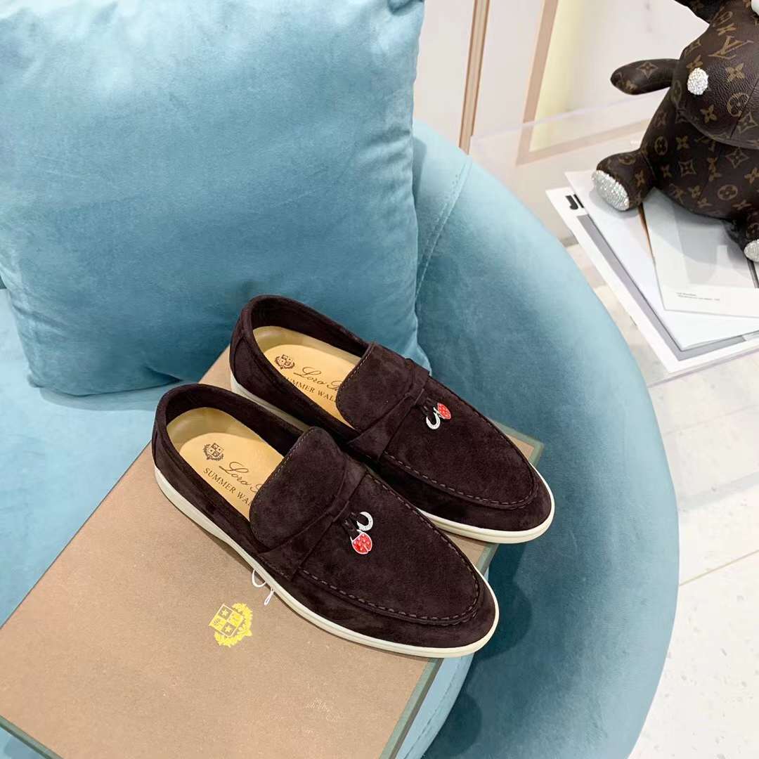 Men Women L*oro P*iana Top Loafer （）