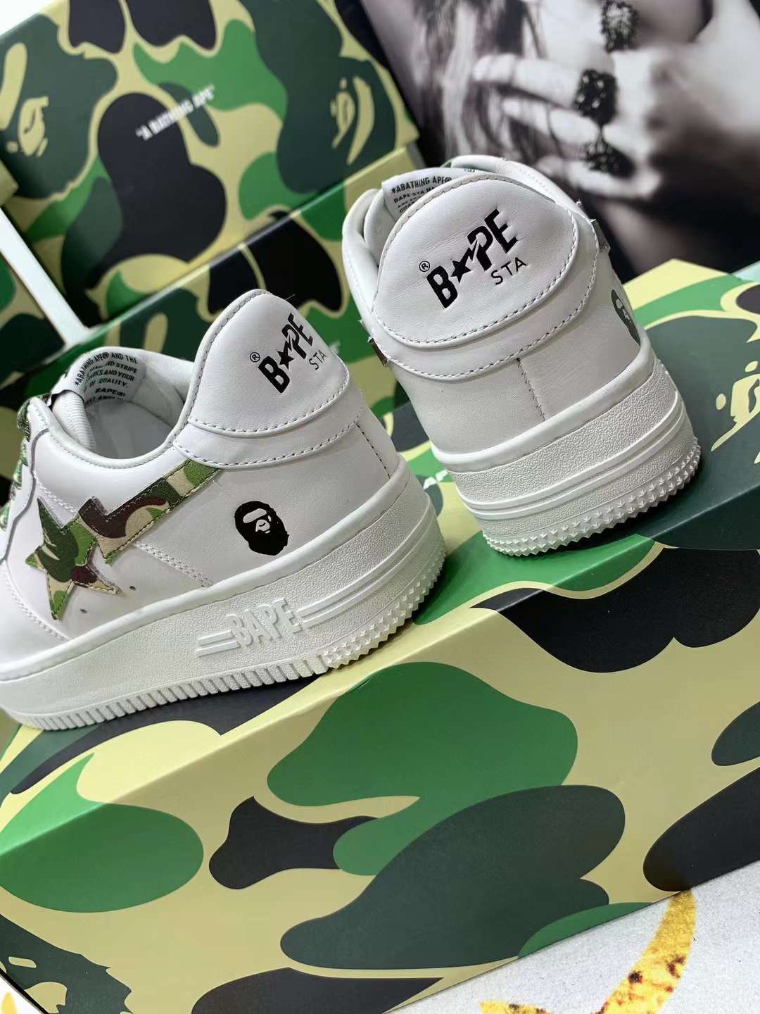 Men Women B*ape Top Sneaker