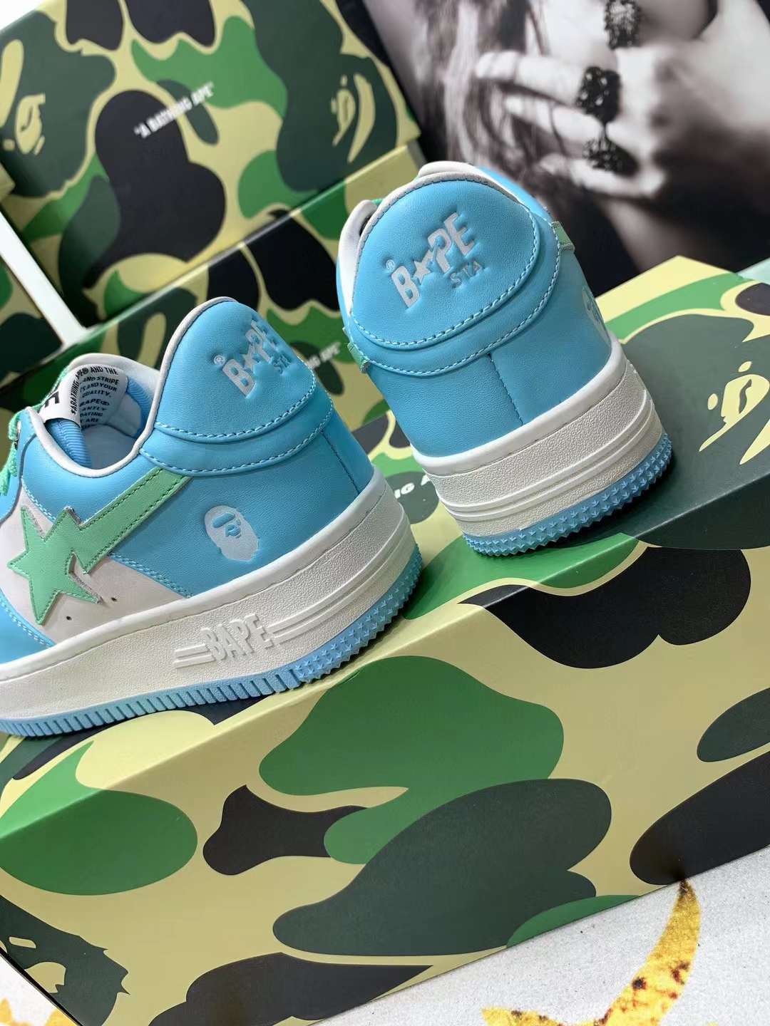 Men Women B*ape sta low Top Sneaker