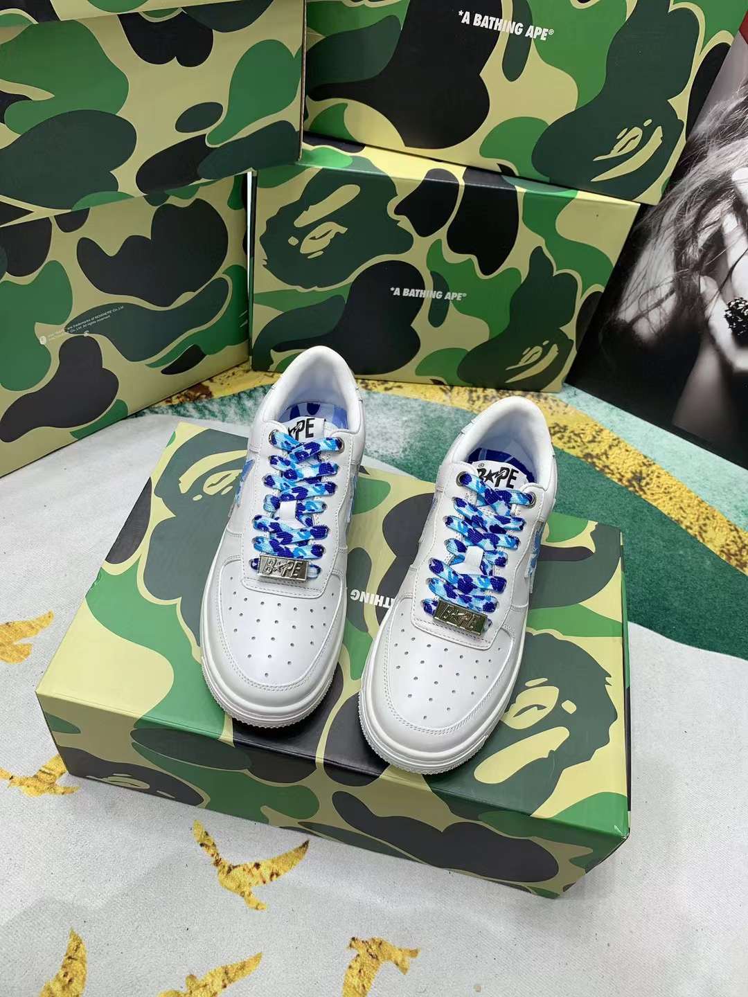 Men Women B*ape sta low Top Sneaker