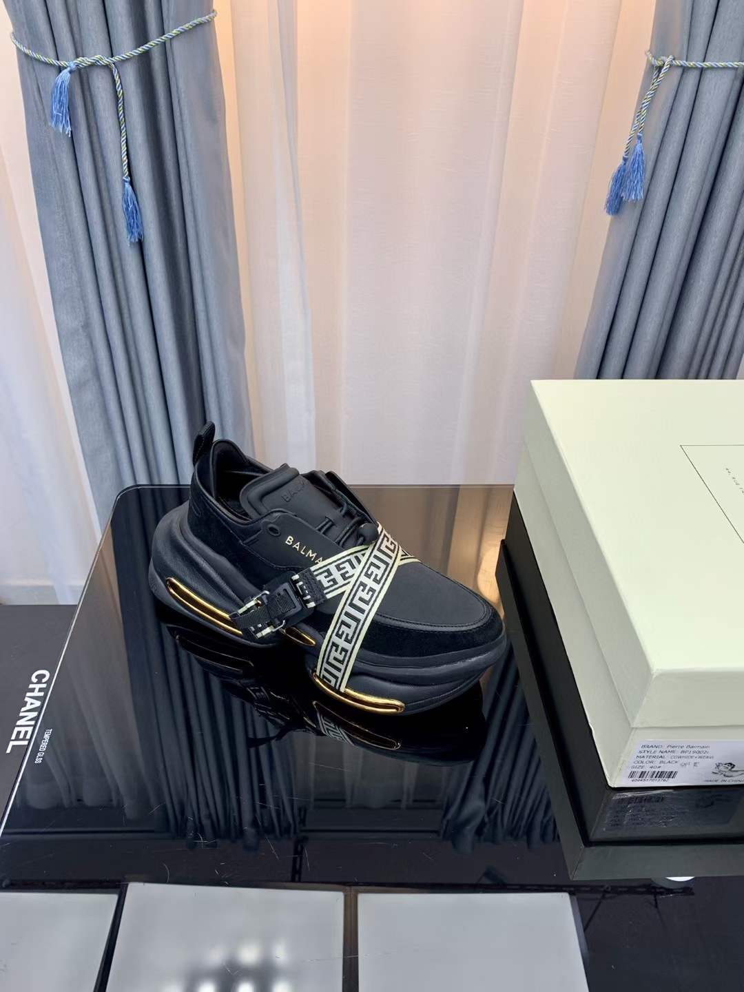 Men Women B*almain Top Sneakers