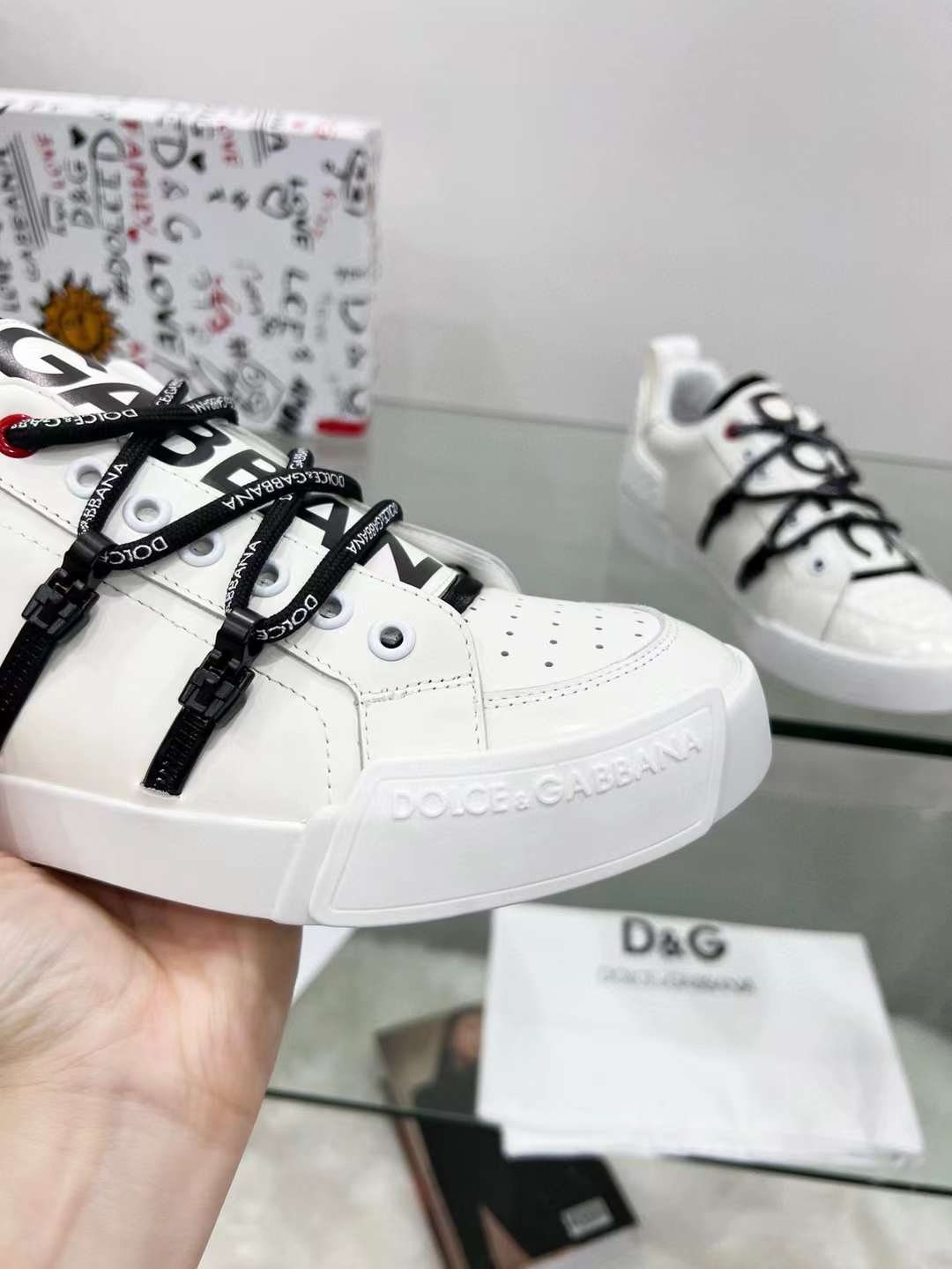 Men Women D*G Top Sneakers