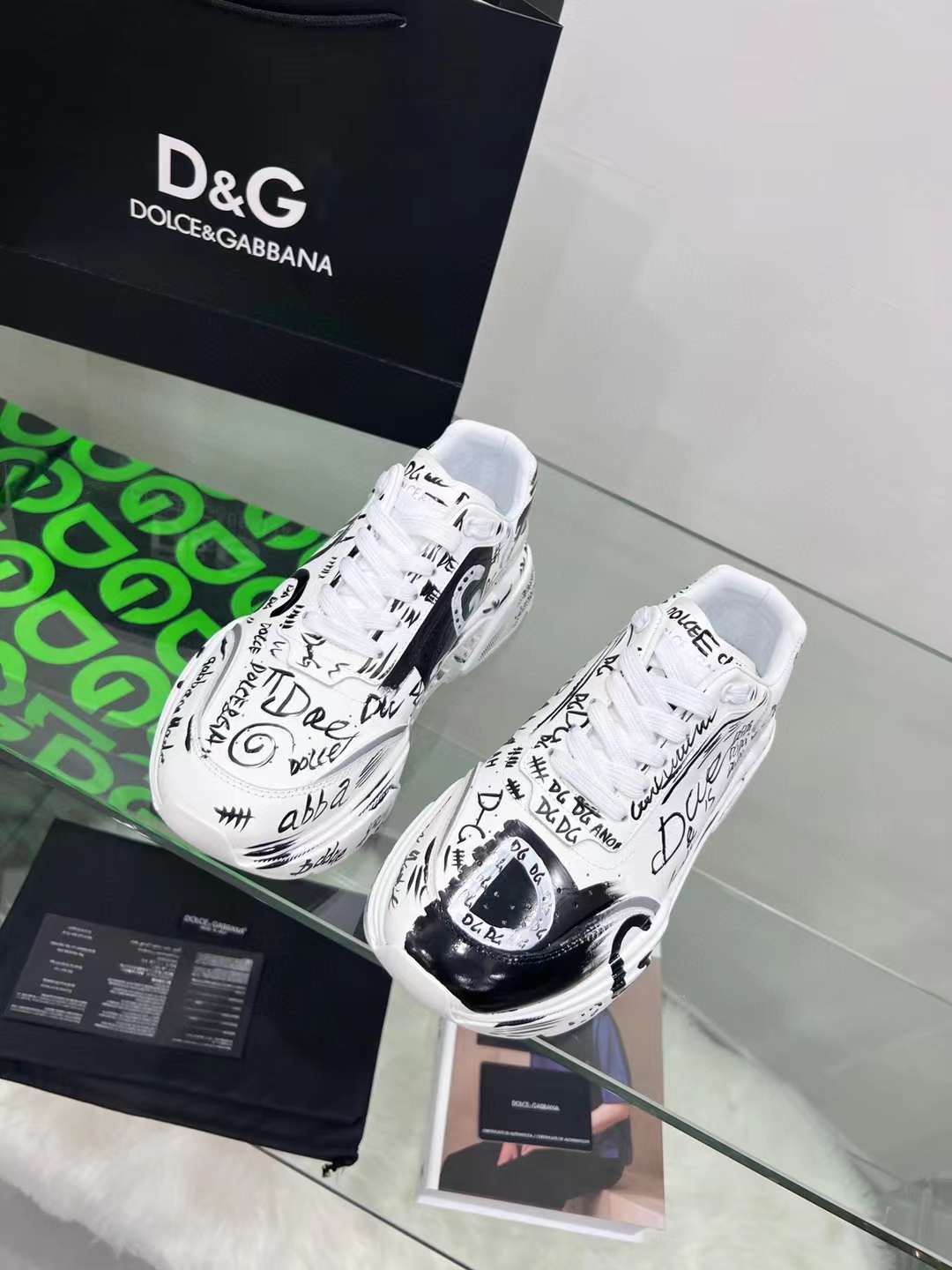 Men Women D*G Top Sneakers