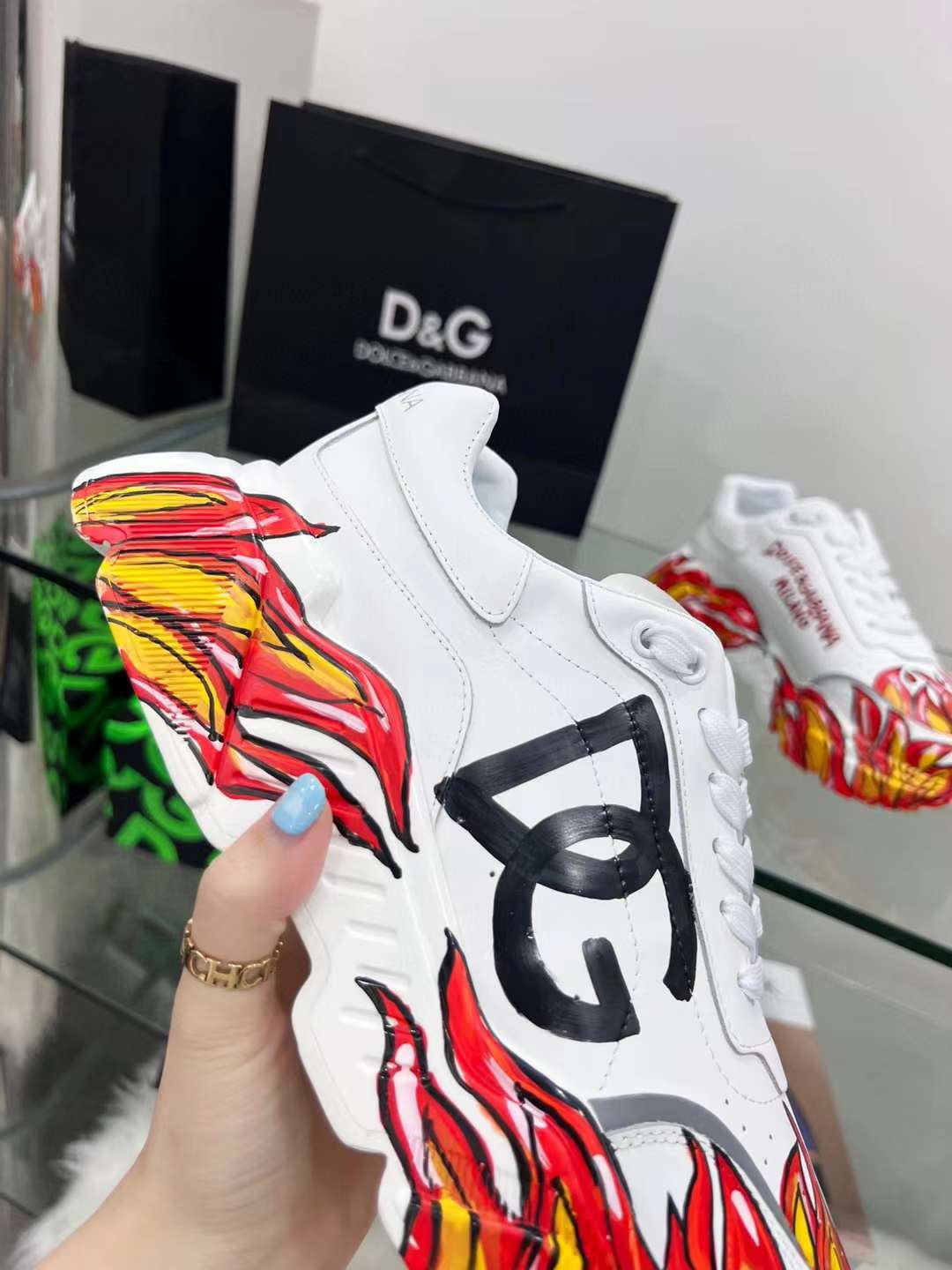 Men Women D*G Top Sneakers