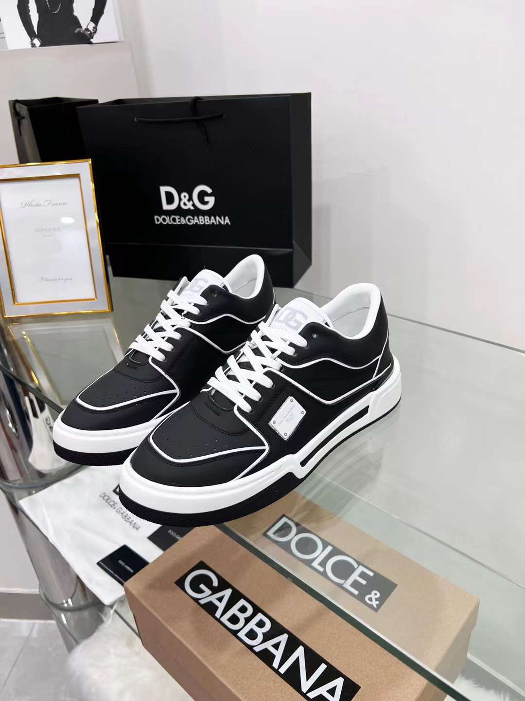 Men Women D*G Top Sneakers