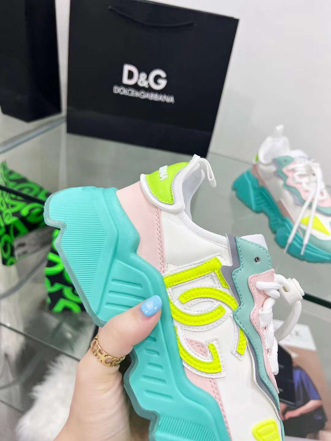 Men Women D*G Top Sneakers
