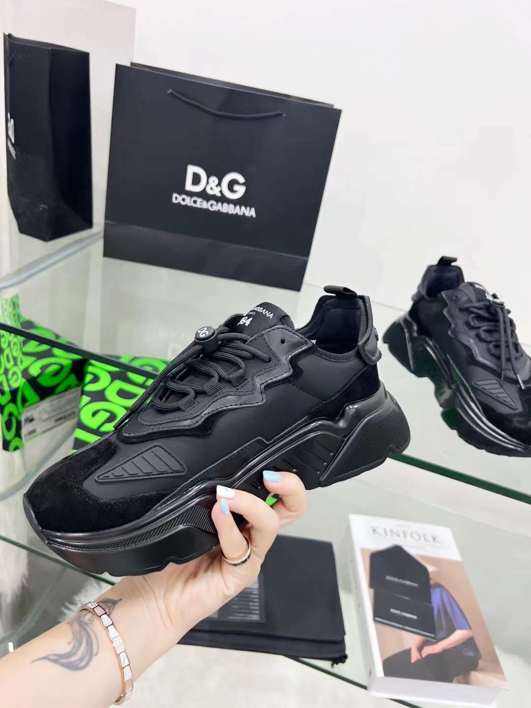 Men Women D*G Top Sneakers