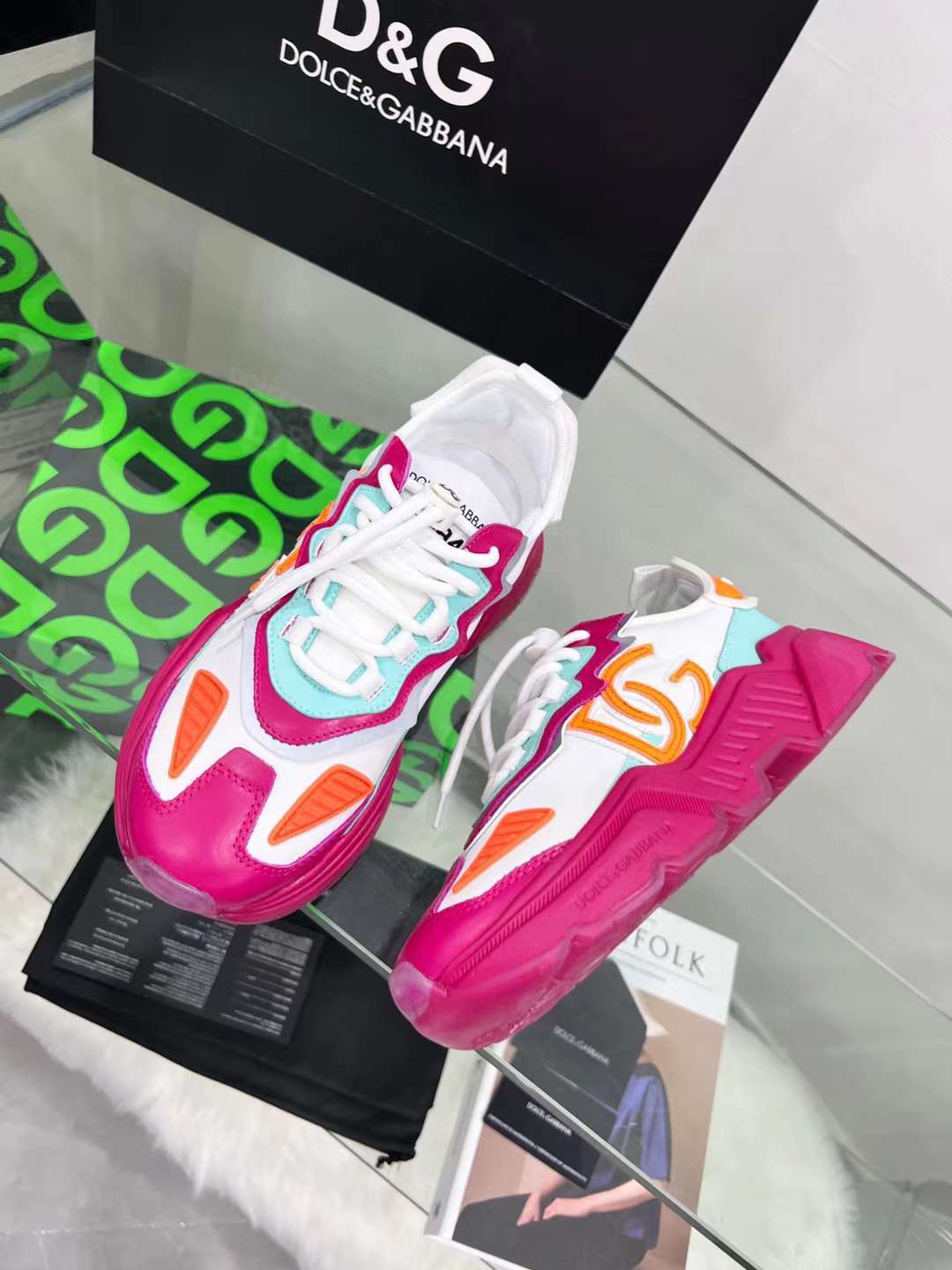 Men Women D*G Top Sneakers