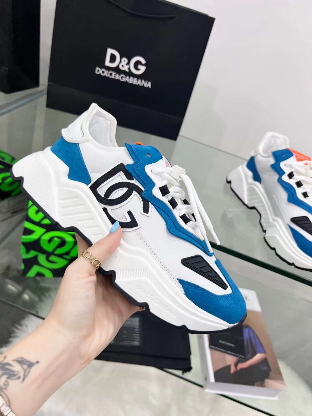 Men Women D*G Top Sneakers