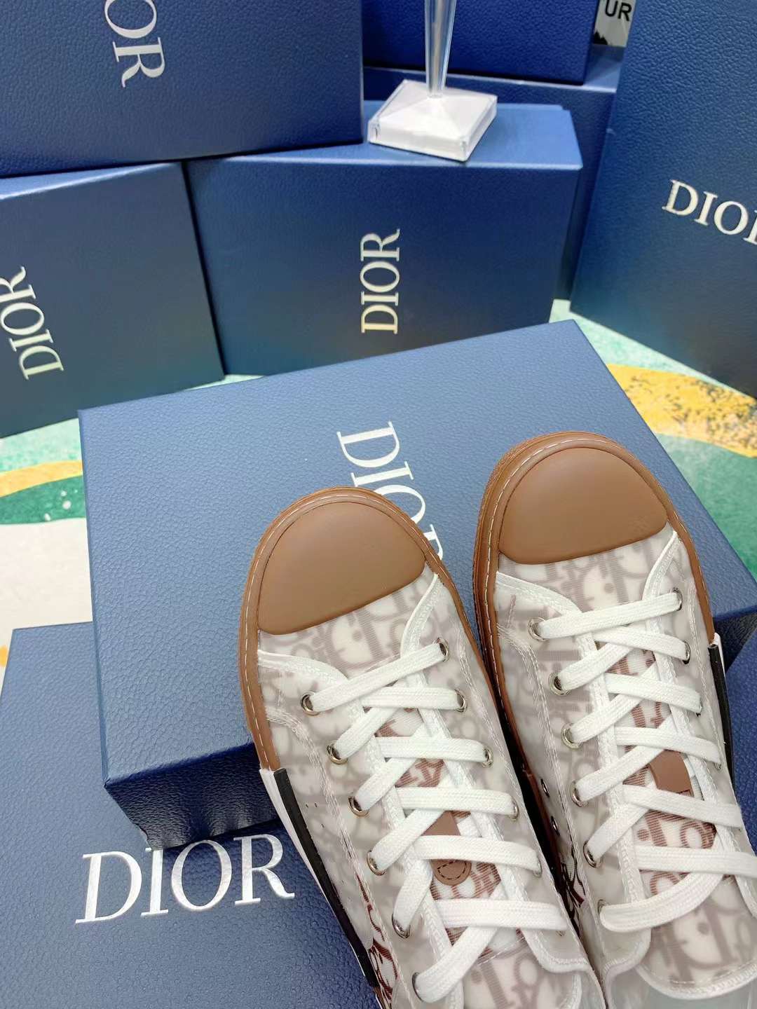 Men Women D*ior Top Sneakers ()