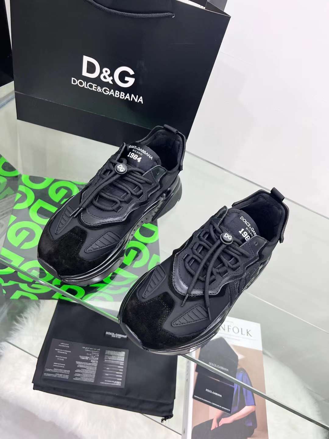 Men Women D*G Top Sneakers