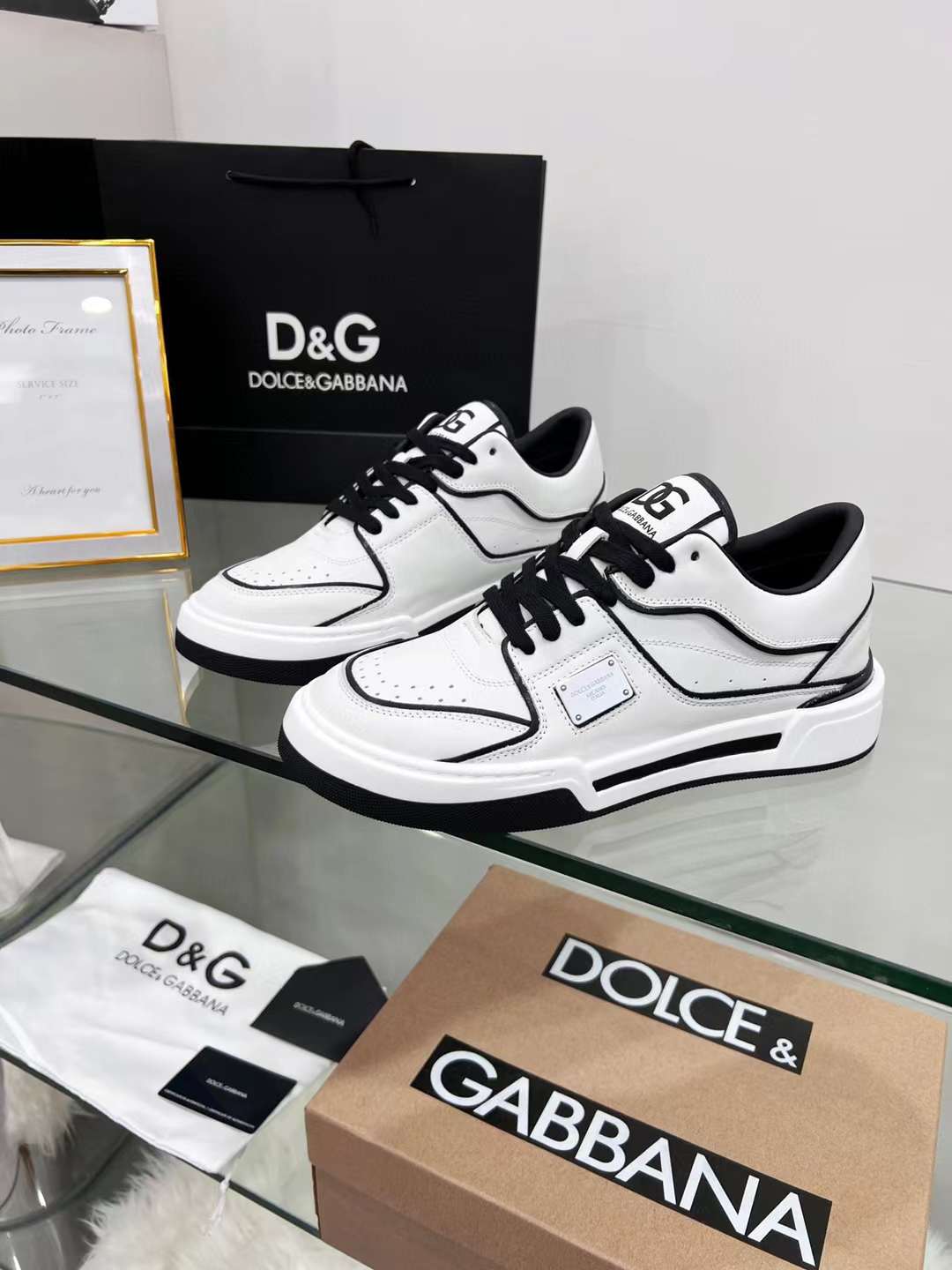 Men Women D*G Top Sneakers