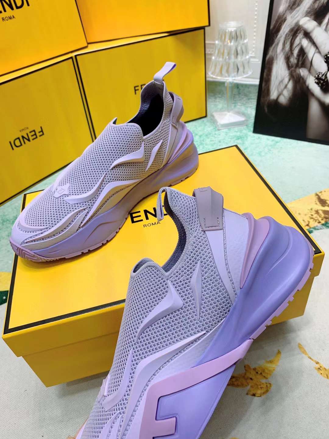 Men Women F*endi Top Sneaker ( )