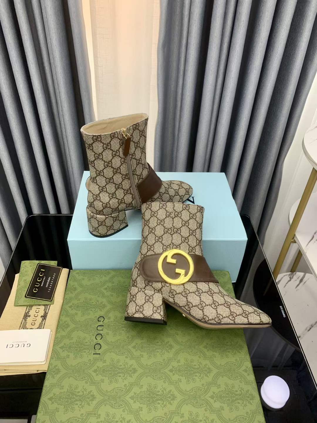 Women G*ucci Top Boots （）