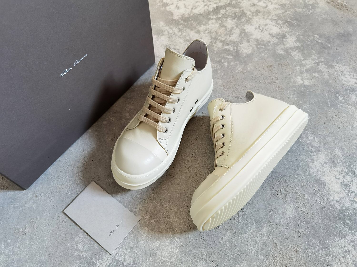 Men Women R*ick O*wens Top Sneaker