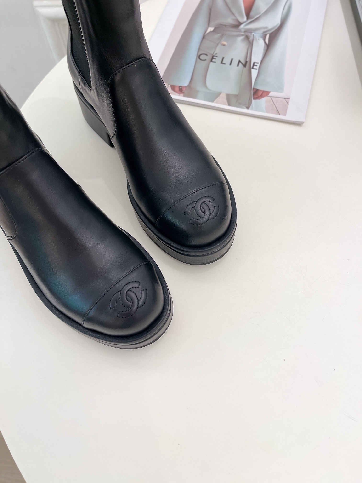 Women C*hanel Top Boots Maikesneakers