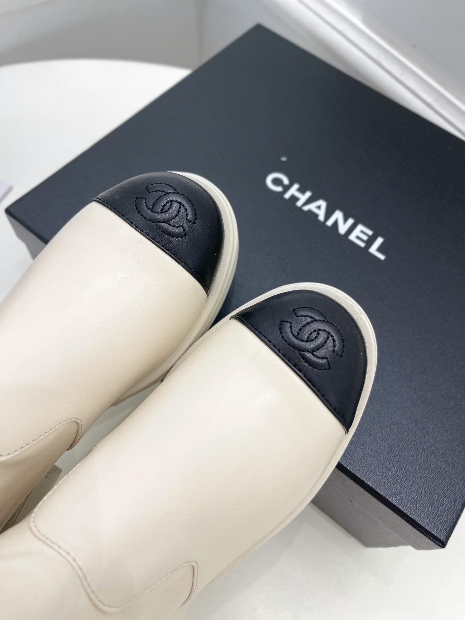 Women C*hanel Top Boots Maikesneakers