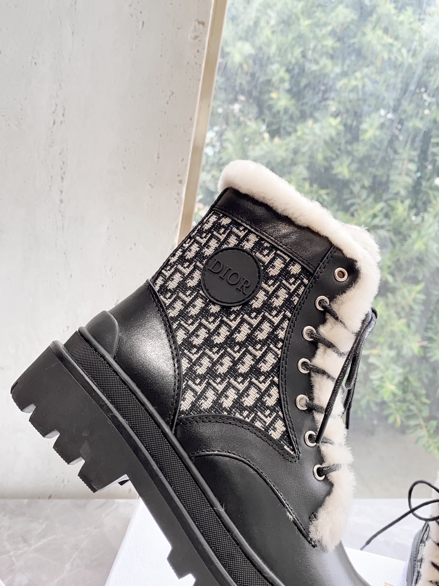 Women D*ior Top Boots Maikesneakers