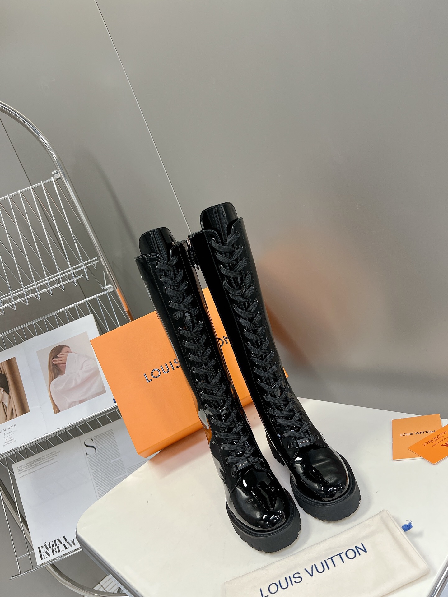 Women L*ouis V*uitton Top Boots Maikesneakers