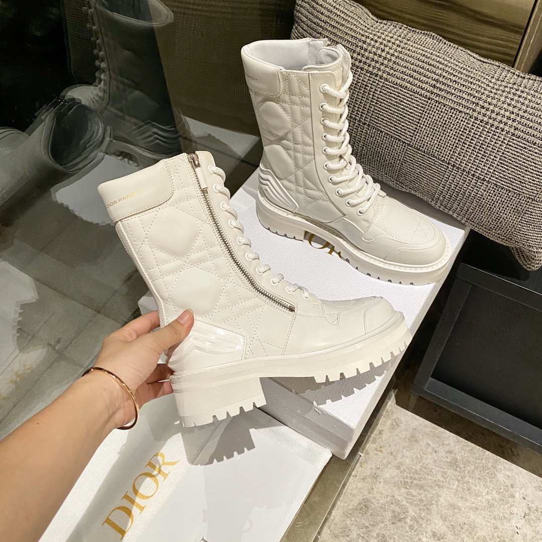 Women D*ior Top Boots Maikesneakers