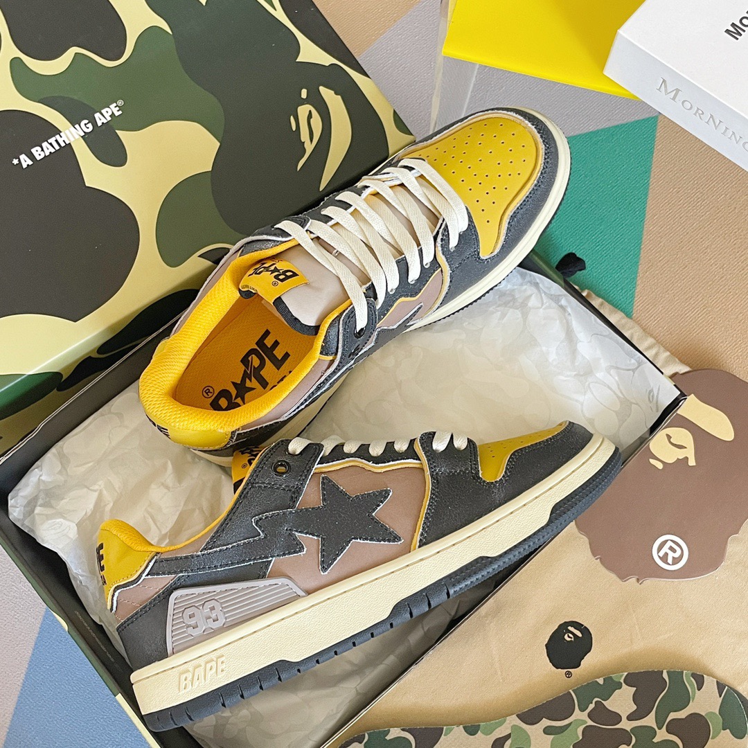 Men Women B*ape sta low Top Sneaker