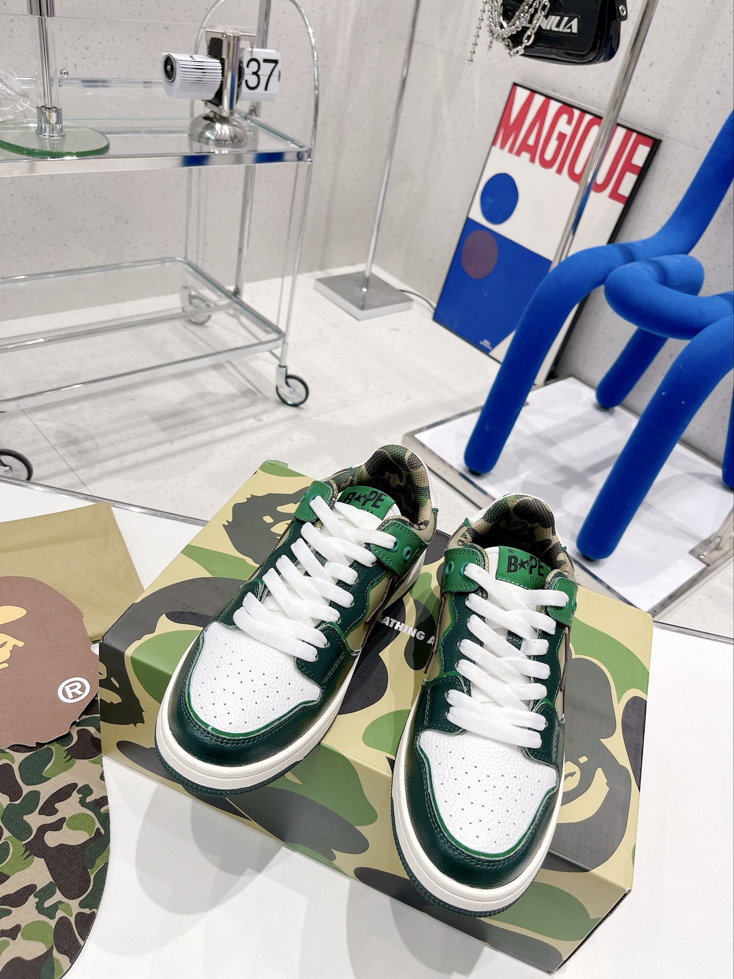 Men Women B*ape sta to low Top Sneaker