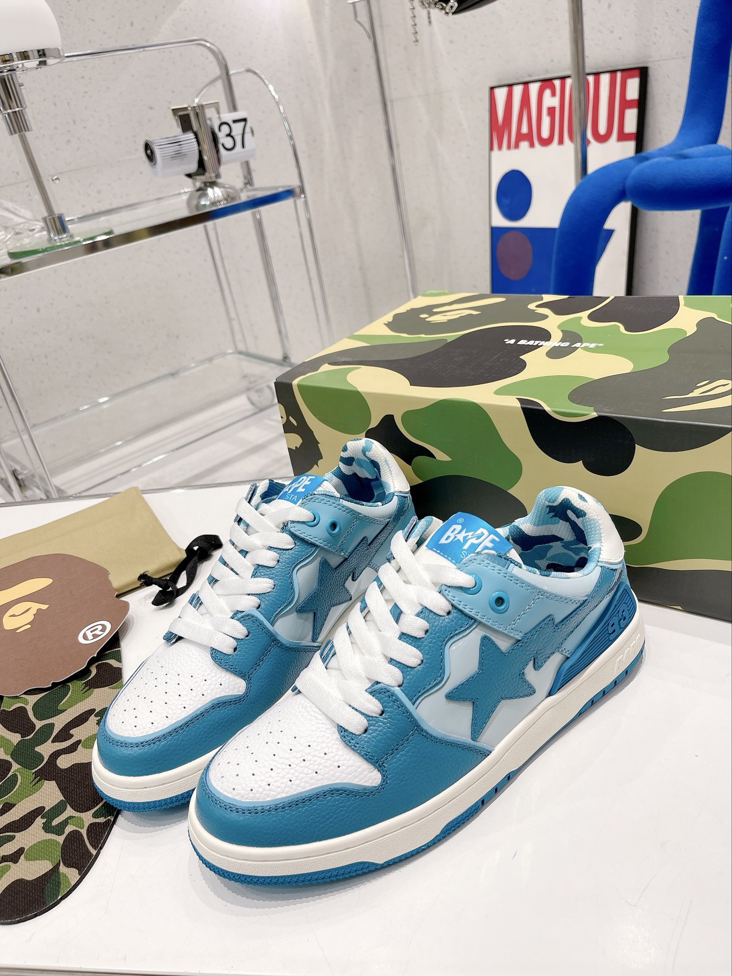 Men Women B*ape sta to low Top Sneaker